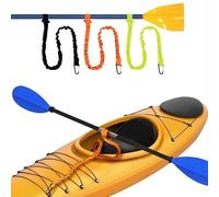 2 pièces de ressorts pour kayak, accessoires de corde de pagaie pour canoë avec anneau de ceinture et crochet en métal adaptés pour kayak et canoë cadeau d'anniversaire idéal pour les amateurs de surf
