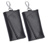 2 Pièces De Sacs Clés en Cuir, Sacs Clés Créatifs Classiques, Clés Multifonctionnels, Universel pour Hommes Et Femmes, Couverture Clé À La Mode, Accessoires Clés