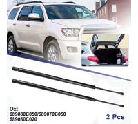 2 Pièces De Supports De Hayon Arrière No.689080C050/689070C050 Vérins À Gaz Ressorts Amortisseurs pour Toyota Sequoia 2008-2022 Noir