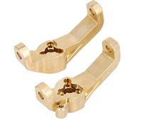 2 pièces de supports de roulettes avant en laiton pour moyeu C, support de roulette RC compatible avec le crawler Gen8 Scout II 1/10, ensemble de moyeu C en métal durable et