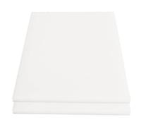 2 Pièces de Tampon de Frappe en Cuir et Plaque Arrière de Lame pour L'amortissement et la protection. Planche à Découper Blanche pour le Travail du Cuir