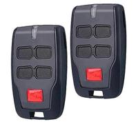 2 pièces de télécommandes de garage pour BFT Mitto B RCB, code tournant 433,92 MHz, télécommande 4 canaux