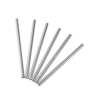 2 pièces de tige optique droite de 5, 6, 8, 10, 12, 13 et 16 mm, tige chromée, rail de guidage for tige rigide ou souple.(Flexible shaft 6mm,400mm)