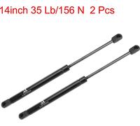 2 pièces de vérin à gaz universel 35 Lb/156 N Amortisseur de hayon arrière Vérin à gaz de levage Supporté Struts 14 pouces noir