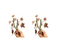 2 pièces de vigne d ' exercice de branche d ' artificielle pour les habitats de reptiles avec une texture réaliste et une décoration de construction stable accessoires de paysage d ' aquarium
