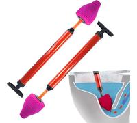 2 Pièces Deboucheur Canalisation WC Haute Pression, Ventouse Deboucheur WC Air Comprime, Pompe Deboucheur Canalisation Professionnel,Déboucheur de Toilettes, Débouchage pour Toilette, Évier, Baignoire