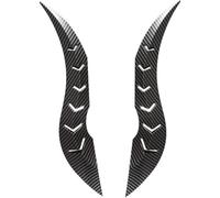 2 Pièces Décoration Cornes de Dragon Auto pour Seat Leon FR KL AB Bj.06/2020, Becquet Pare-Chocs Avant Sport Aérodynamique Fibre Carbone Accessoire