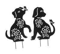 2 Pièces Décoration de Jardin de Panneaux de Animaux pour Cour Pelouse Ornements pour Aménager Votre Extérieur