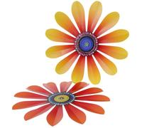 2 Pièces Décoration Murale Fleur, Décorative Simple et Classique | Usage Bar et Extérieur, Motif Créatif, Ornement Suspendu Pratique, Style Floral pour Ambiance Sobre