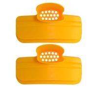 2 Pièces Déflecteur Verseur pour Pot et Bol, Réutilisable, Jaune