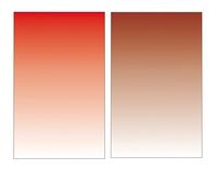 2 pièces dégradés de Couleurs Photo Studio Photographie arrière-Plan Produits Nature Morte Accessoires Prise Vue pour Studio Photo(Orange)