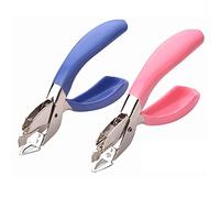 2 Pièces Dégrafeuses, Dégrafeur, Outil de Dégrafage, Dissolvant D'ongles Puissant, pour Enlever les Agrafes pour le Bureau, l'école ou la Maison (2 Couleurs)