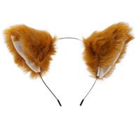 2 Pièces D'Élastiques À Oreilles De Chat Mignons, Élastiques À Cheveux En Peluche, Doux Et Confortables, Décoration De Bal Masqué, Accessoires De Jeu De Rôle.