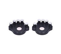 2 pièces d'entraîneurs pour les doigts de piano, correcteurs de main en silicone ABS pour l'entraînement de la force, conception à espacement des cinq doigts avec base antidérapant