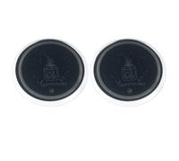2 Pièces Dessous de Verre 150mah LED, Acrylique Intelligent | Capteur de Vibration Intégré, Capteur de Lumière, Charge USB et Câble Inclus, pour Porte-gobelet Intérieur