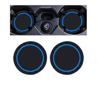 2 Pièces Dessous de Verre de Voiture, pour Renault Kadjar Megane RS Captur Laguna Antidérapants Résistants Porte-Gobelet Caboteur Tasse pour Voyages Longs Trajets,A