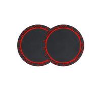 2 Pièces Dessous de Verre pour Voiture,pour Ford Fiesta Porte-gobelets Silicone Antidérapant Protection Porte-Gobelet Intérieur,Red