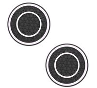 2 Pièces Dessous De Verre Voitures pour MG MG4 2016-2024, Coaster Porte-gobelets sous Verres Tapis Anti Dérapant Imperméable Accessoires,Pink