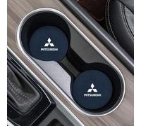 2 Pièces Dessous Verre Voiture pour Mitsubishi Space Star 2019-2023 2024, Voiture Caboteur Tasse Insert Doublure Porte Gobelets sous Verre Antidérapants,D