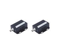2 PièCes D'Extension IP Ethernet sur Kit RéSeau Coaxial HD Extension de Transmission par Câble Coaxial EoC pour CaméRas de VidéOsurveillance de