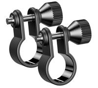 2 pièces DH-9 Pince de montage de lampe de plongée, 36 mm clip de support de torche réglable, accessoire de photographie sous-marine compatible avec YS Ball Arm Bracket Scuba Diving Equipment