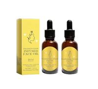 2 pièces d'huile pour le visage en résine d'encens - Infusée d'huiles de ricin et de jojoba biologiques - Hydratant pour le visage - Raffermissant pour la peau - Huile essentielle de soin quotidien