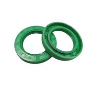 2 pièces Diamètre intérieur 43 mm Joint d'huile à lèvre haute vitesse en fluoroélastomère vert pour équipements automobiles et industriels, Diamètre extérieur 55 mm, Hauteur 6 mm, 43x55x6mm