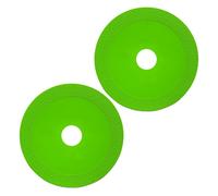 2 Pieces Diamond Disc 125 mm,Cutting Disc for Angle Grinder for Porcelain,Glass,Jade,Wine Bottles (Diameter 22.23 mm,Green) (Green-2PCS-125MM)