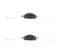 2 Pièces Diaphragme à Dôme Hf 4ω, Bobine Mobile 25 Noyau, Noir | Métal et Plastique, Usage Scène et Enceinte Pa, Hautes Fréquences Lisses, Puissance Élevée