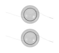 2 Pièces Diaphragme de Tweeter à Dôme Rond 1 Pouce Bobine Intégrée | Thermique, Élimine les Aigus Agressifs, Compatible Enceintes Bibliothèque et Studio, pour Ingénieurs et Passionnés Audio