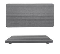 2 Pièces Diatomite, Dessous de Verre en Diatomite, Support Savon Diatomite, Diatomite Cuisine, Tapis de Terre de Diatomée, Absorbants en Terre de Diatomées, pour Cuisines et Salles de Bains