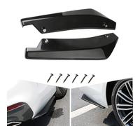 2 Pièces Diffuseur De Spoiler De Pare-Chocs Arrière pour Renault Megane 4 IV GT Sport Tourer, Aileron d'angle Enveloppant avec 6 Boulons,A/Black