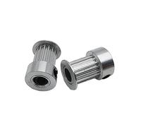2 pièces d'imprimante 3D pièces 3M poulie de distribution 20 dents alésage 5/6.35/8/10/12mm roues synchrones largeur 10/15mm ceinture(6.35mm,10mm-01)