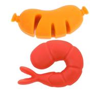 2 Pièces Dispositif Anti-débordement en Silicone, Forme Saucisse