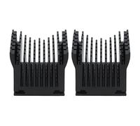 2 pièces Dissipateur thermique en aluminium pour carte mère d'imprimante 3D, refroidissement du chipset pont sud-nord, dissipateur thermique anodisé universel avec base de 40x39 mm (Noire)