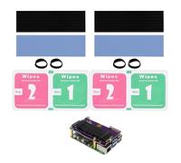 2 Pièces Dissipateur Thermique pour SSD M.2 2280, Compatible pour PC et PS5/PS5 Slim, Heatsinks, Dissipateur Ssd,Corps en Aluminium 22x70x3mm, Installation Facile avec Crochets et Élastiques