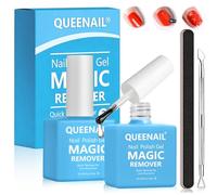 2 Pièces Dissolvant de Vernis à Ongles en Gel Paquet, Dissolvant Vernis Semi Permanent, Avec Lime À Ongle Et Pince À Cuticule, ne Blesse Pas les Ongles pour Retrait Rapide et Doux