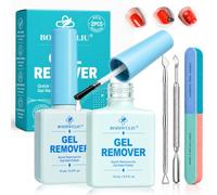 2 Pièces Dissolvant Vernis Semi Permanent, Gel Vernis Remover Bleu Ciel