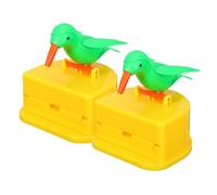 2 Pièces Distributeur Automatique de Cure-dents Petit Oiseau | Design Oiseau, Distribution Main, Garde les Cure-dents Propres, Table ou Bureau