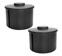 2 Pièces Distributeur de Bandes pour Cou de Barbier, Plastique | Port Vertical Antidérapant, Fente Dentelée, Distribution Fluide, Facile à Nettoyer, pour Lavabos et Zones