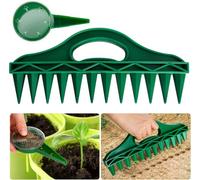 2 Pièces Distributeur de Graines Semis, Planteuse Manuelle Precision, Semoir à Graines Manuel Semence Fournitures de Jardin de Jardinière pour Ferme de Légumes de Jardin (A)
