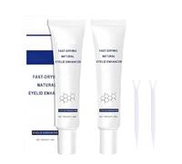 2 pièces Double Eyelid Defining Cream,SéChage Rapide Effet Rehausseur PaupièRes Longues Et Naturel,Pour PaupièRes Tombantes,Invisible Waterproof,Facile à DéMaquiller