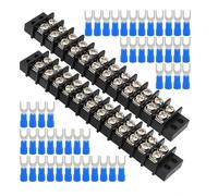 2 pièces double rangée 2-12 positions vis 12 blocs de circuits 200 V-450 V pour circuits électroniques et applications de machines connecteur à vis