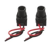 2 Pièces Douille de Clignotant H21w, Connecteur Automobile Noir | Cuivre, Alliage et Plastique, Large Compatibilité, Installation Rapide, pour Conduite Toutes Saisons et Motos
