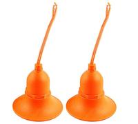 2 Pièces Douille de Lampe E27 Étanche Extérieure, Orange | Support Pratique Anti-âge en Plastique et Métal, Pièce de Rechange Professionnelle, Usage Extérieur