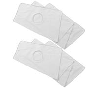 2 Pièces Drap de Table de Massage en Coton Trou, 80x200 CM | Linge Lavable à Bordure Dentelle, pour Soins du Visage, Tables Esthétiques et Spas