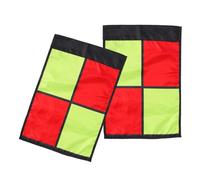 2 Pièces Drapeau de Coin de Football, Polyester Haute Visibilité | Réglage Rapide, Usage Entraînement et Délimitation, Respectant les Normes Officielles, pour Arbitres et Coaches