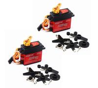2 pièces DSSERVO DS3225 servo numérique 25KG engrenage métallique couple élevé étanche pour 1/10 1/12 RC voiture Traxxas HSP voiture bateau hélicoptère Robot avion
