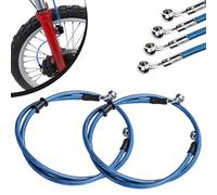 2 Pièces Durite Frein Moto 200cm,Durite Aviation Embrayage Hydraulique Bleu