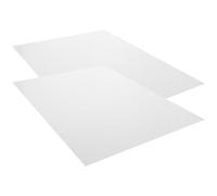 2 Pièces Ébauches en Aluminium, 2 Plaques Vierges Blanches | Surface Lisse et Claire, Transfert Thermique pour Signalétique, Photos, Créations Artisanales et Affichage Intérieur